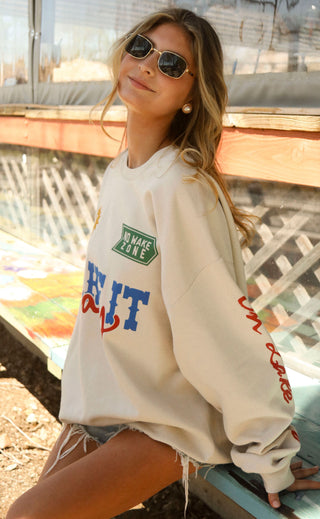 charlie southern: lake it easy sweatshirt