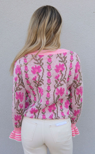 signature look sweater - pink