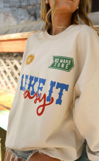 charlie southern: lake it easy sweatshirt