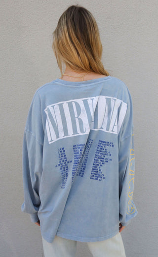 daydreamer: nirvana 1993 tour one size long sleeve