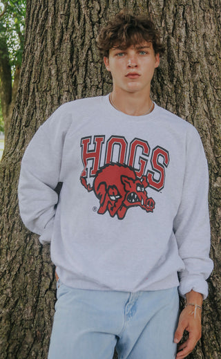 charlie southern: hogs vault sweatshirt - grey