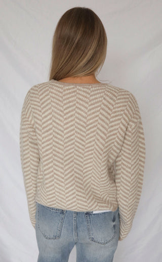 z supply: noemi herringbone cardigan