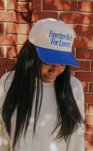 charlie southern: fayetteville is for lovers trucker hat