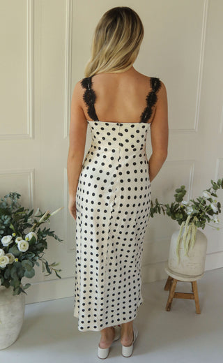 astr: eirene dress - polka dot