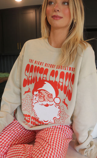 friday + saturday: santa world tour sweatshirt