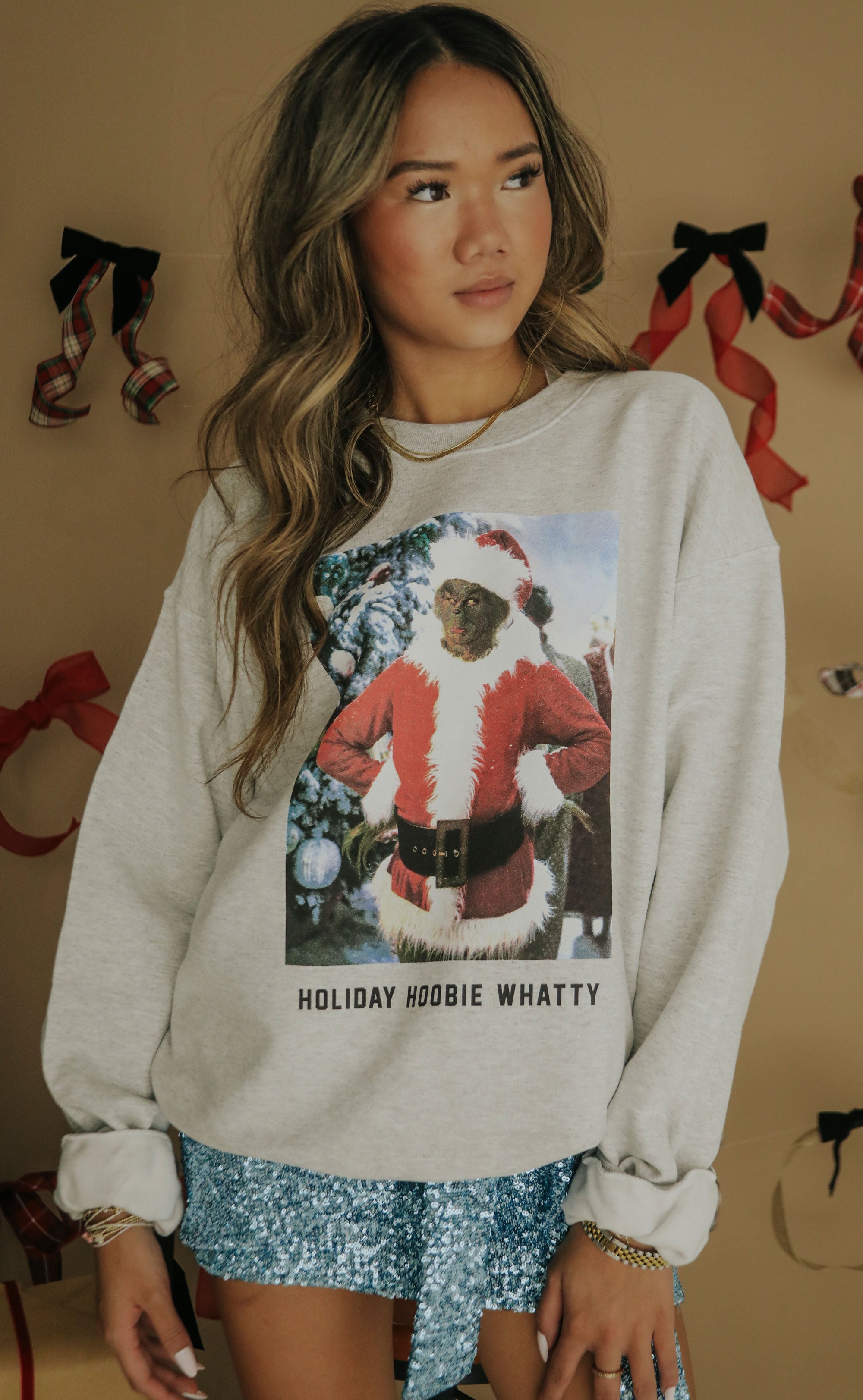 DIY The Grinch Holiday Cheermeister Sweater