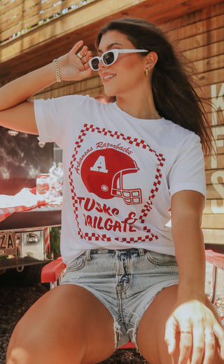 charlie southern: tusks and tailgates t shirt - 2023