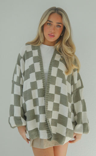 better now cardigan - olive