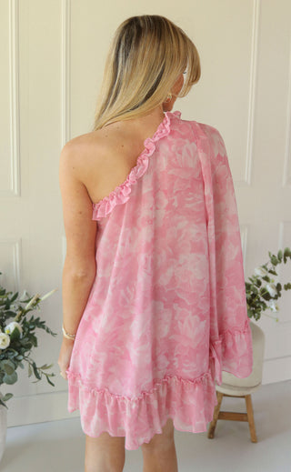 show me your mumu: wonder mini dress - sweet pink