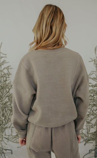 z supply: keepers fleece sweatshirt - lunar grey