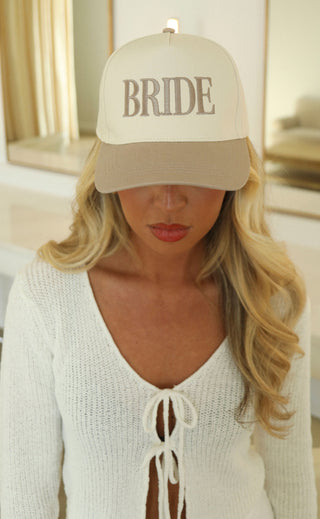 friday + saturday: bride trucker hat