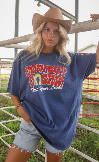 charlie southern: cowboy casino t shirt