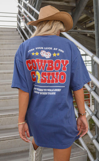 charlie southern: cowboy casino t shirt