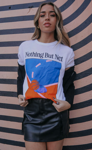 charlie southern: nothing but net t shirt - white