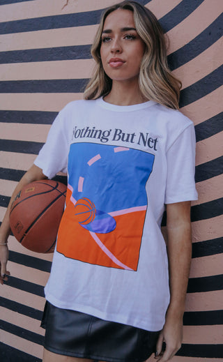 charlie southern: nothing but net t shirt - white