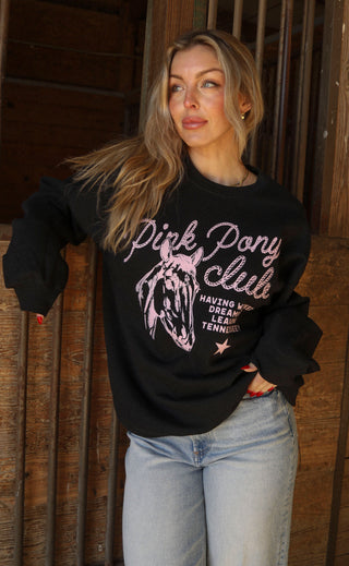 charlie southern: pink pony club sweatshirt