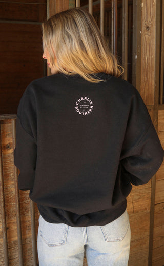 charlie southern: pink pony club sweatshirt