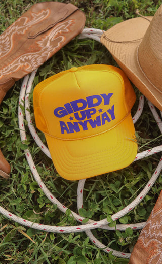 charlie southern: giddy up anyway trucker hat