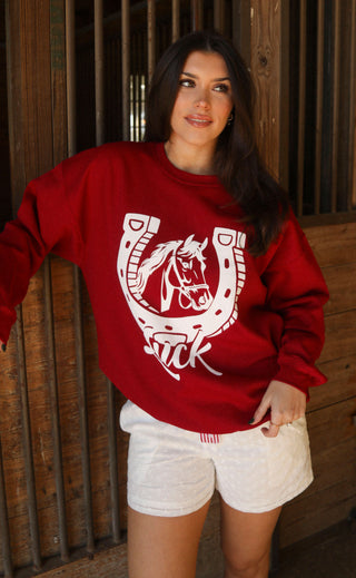 charlie southern: horseshoe luck sweatshirt