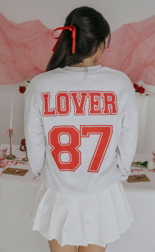 friday + saturday: lover 87 sweatshirt