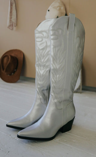 cash cowboy boot - chrome
