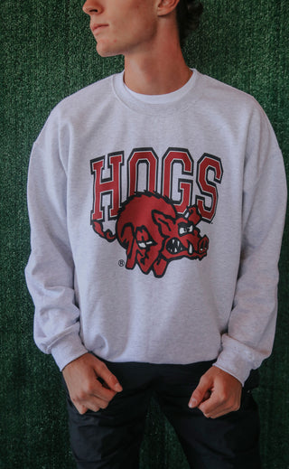 charlie southern: hogs vault sweatshirt - grey