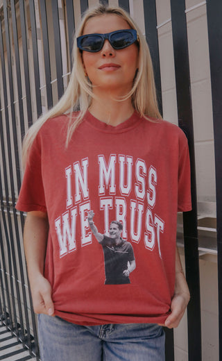 charlie southern: in muss we trust t shirt
