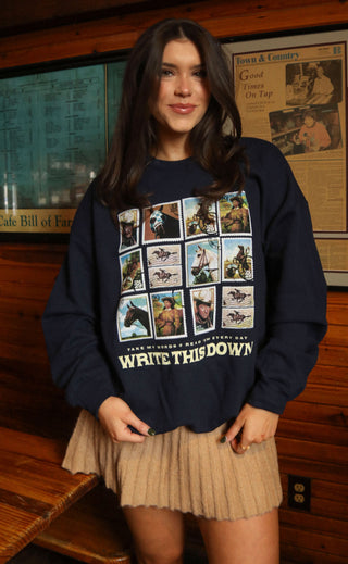 charlie southern: write this down sweatshirt