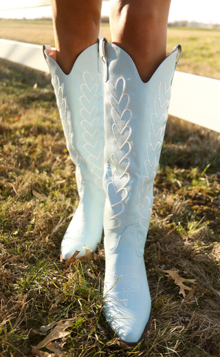 marfa boots: the maybelle - baby blue