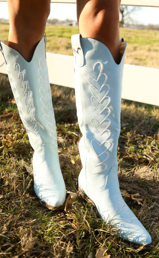 marfa boots: the maybelle - baby blue