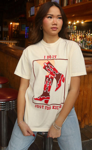 charlie southern: just for kicks tee