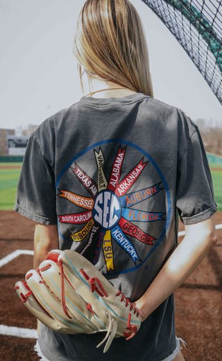 charlie southern: SEC pinwheel comfort colors t shirt