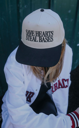 charlie southern: save hearts steal bases trucker hat