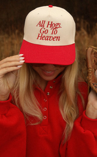 charlie southern: all hogs go to heaven trucker hat