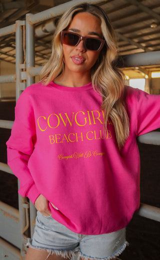charlie southern: cowgirls beach club sweatshirt