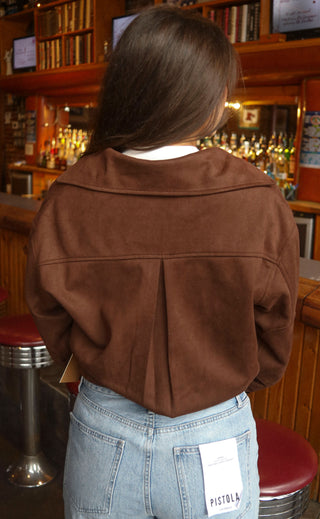 date night jacket - chocolate