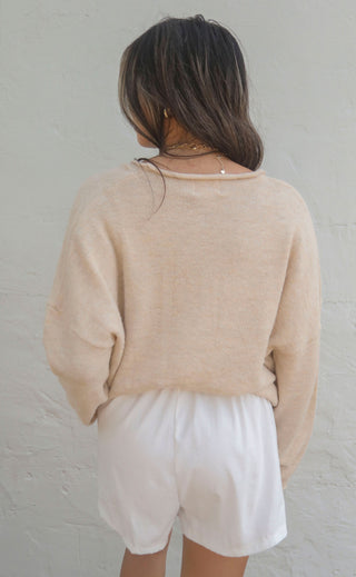 beat of your heart cardigan - natural