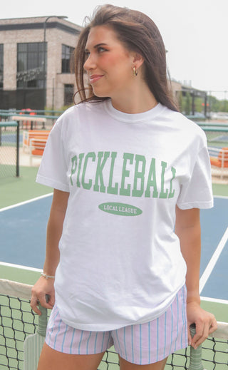 friday + saturday: pickleball sport t shirt