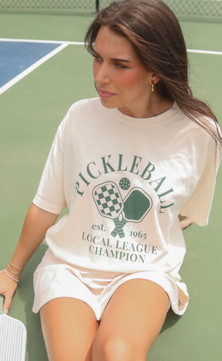 friday + saturday: pickleball champ t shirt