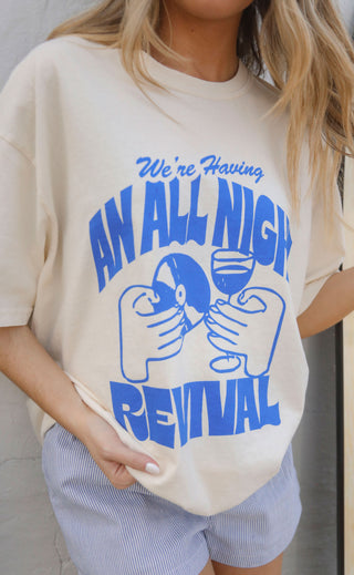 charlie southern: all night revival t shirt