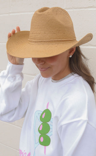 cowgirl hat - khaki