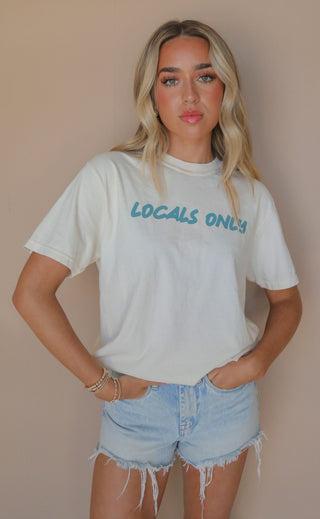 jo johnson: locals only t shirt