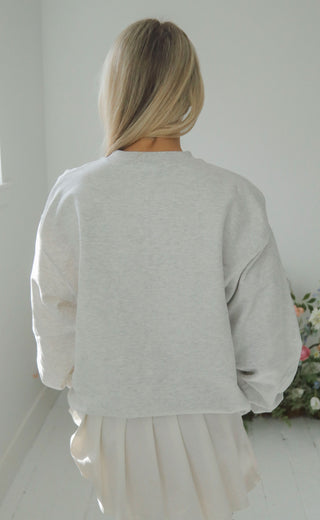 friday + saturday: bridesmaid sweatshirt
