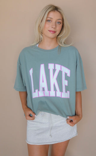 charlie southern: lake t shirt - green