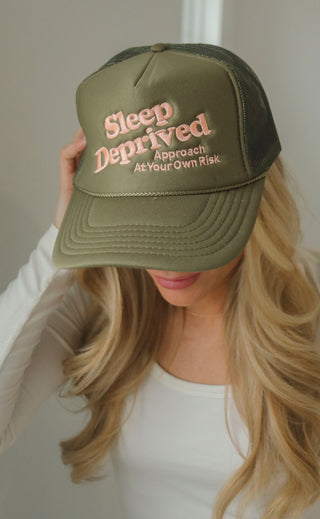 charlie southern: sleep deprived trucker hat
