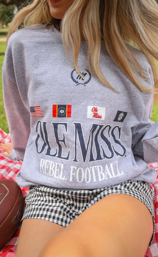 charlie southern: ole miss flags sweatshirt