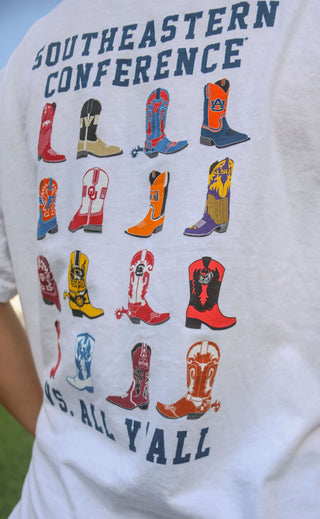 charlie southern: sec boots t shirt