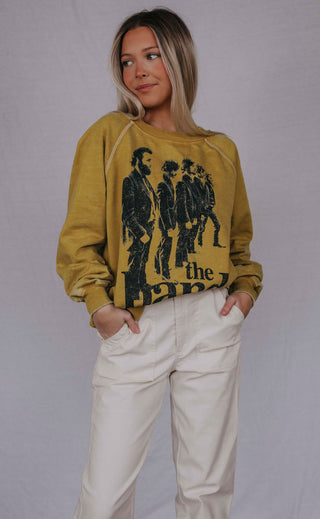 recycled karma: the band burnout sweater