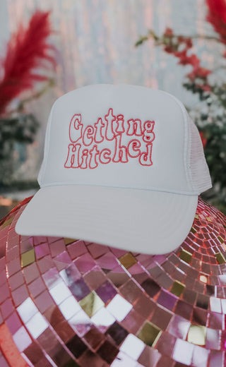 friday + saturday: getting hitched trucker hat