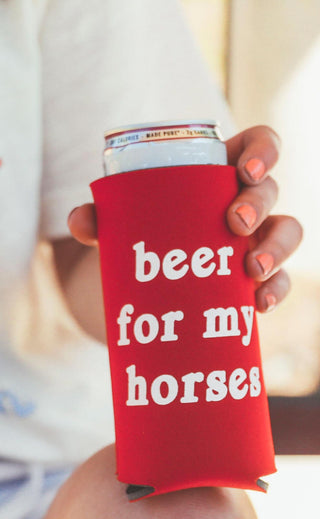 charlie southern: beer for my horses tall drink sleeve